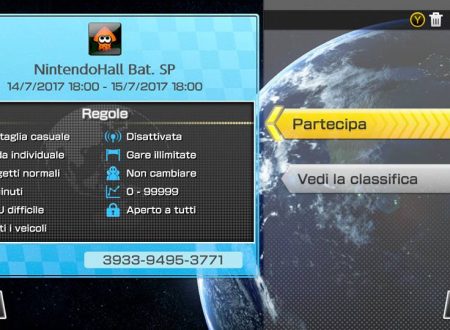 Nintendo Hall Battle Special: aperto il torneo su Mario Kart 8 Deluxe, in attesa dello Splatfest World Premiere di Splatoon 2