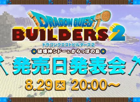 Dragon Quest Builders 2: uno streaming rivelerà la data di uscita del titolo