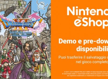 Dragon Quest XI S: Echi di un’era perduta, la demo è ora disponibile sui Nintendo Switch europei