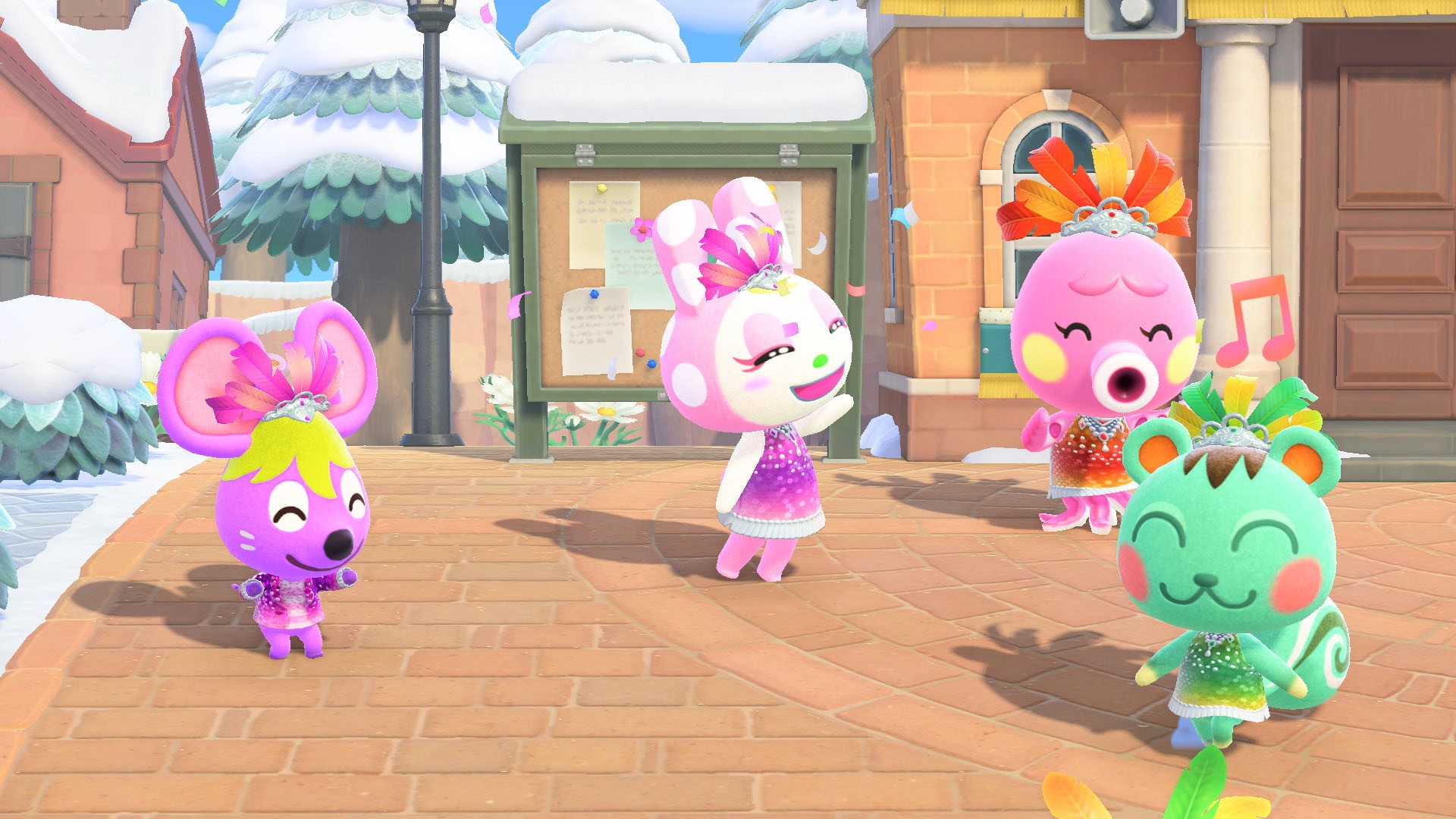 Animal Crossing: New Horizons, pubblicati dei nuovi screenshots dedicati  all'update di Carnevale