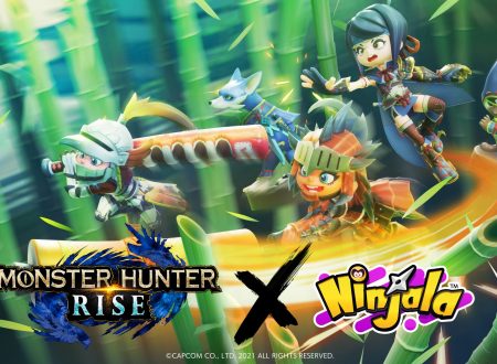 Ninjala: pubblicato il trailer della collaborazione con Monster Hunter Rise