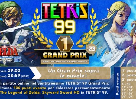 Tetris 99: uno sguardo in video al ventitreesimo Grand Prix con in palio il tema di The Legend of Zelda: Skyward Sword HD