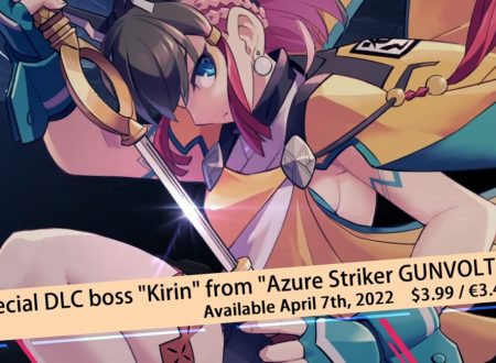 Gunvolt Chronicles: Luminous Avenger iX 2, annunciato l’arrivo di Kirin VA come boss da Azure Striker Gunvolt 3